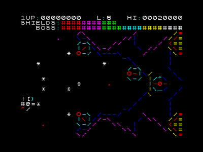 Bob Smith presenta LumASCII para ZX Spectrum, ¡un shooter horizontal realizado con caracteres ASCII!