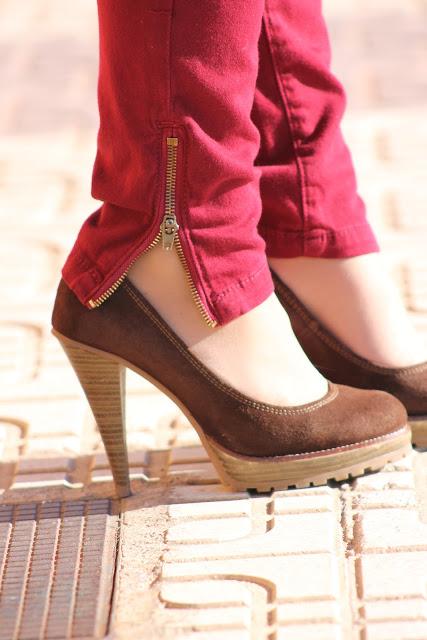 Burgundy and Mustard