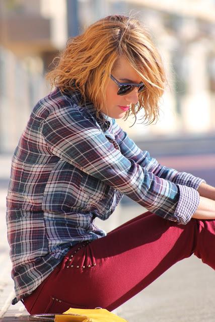 Burgundy and Mustard
