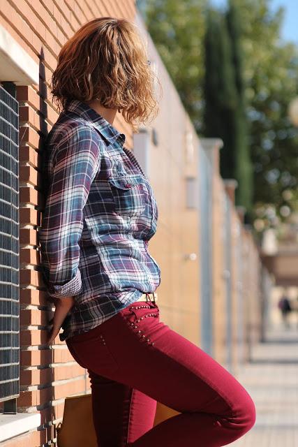 Burgundy and Mustard