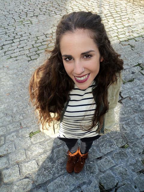 Navy and White Stripes