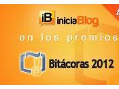 Especial. iniciaBlog premios Bitácoras 2012