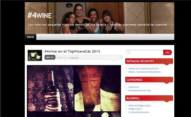 Nace un nuevo blog de enoturismo: #4wine