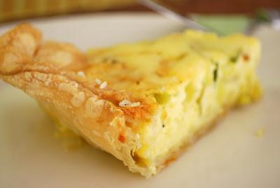 Pastel de puerros