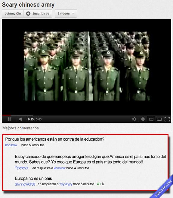 TOP COMENTARIOS YOU TUBE