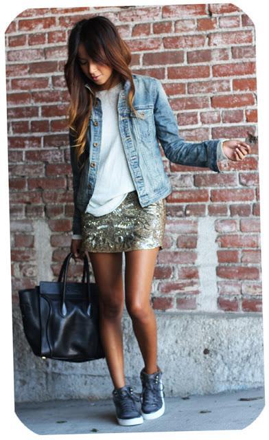 Get the look: Julie & sequins