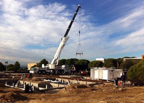 COMIENZA EL MONTAJE DE VIVIENDAS EN LA FINCA LAS MARIAS DE A-CERO TECH!