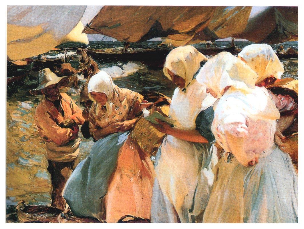 Pescadoras valencianas, 1903, de Joaquín Sorolla