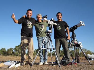 Imágenes del eclipse solar Australia 2012