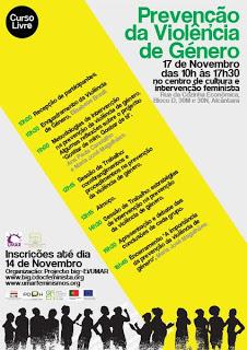 Próximas actividades no Centro de Cultura e Intervenção Feminista CCIF/UMAR