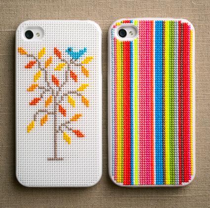 fundas carcasas de iphone personalizadas hilos colores patrones 