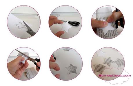 Como hacer palillos con estrella para decorar en Navidad.