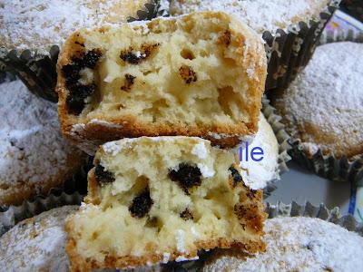 Muffins con chips de chocolate  faciles