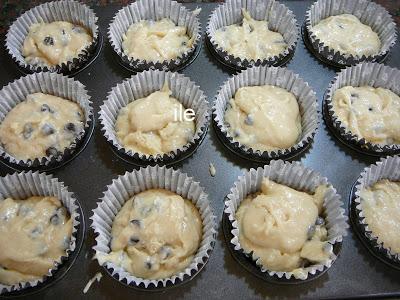 Muffins con chips de chocolate  faciles