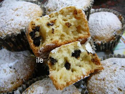 Muffins con chips de chocolate  faciles