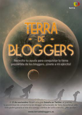 El 21 de Noviembre necesito Vuestra ayuda en Twitter para vencer la batalla de #TerradeBloggers