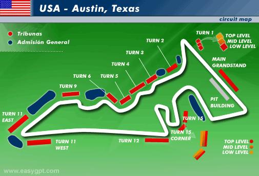 PREVIO AL GP DE ESTADOS UNIDOS 2012 - ANALISIS Y HORARIOS