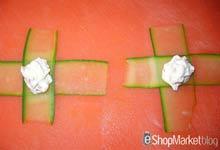 Menú de recetas: echamos un poco de relleno en los raviolis de calabacín
