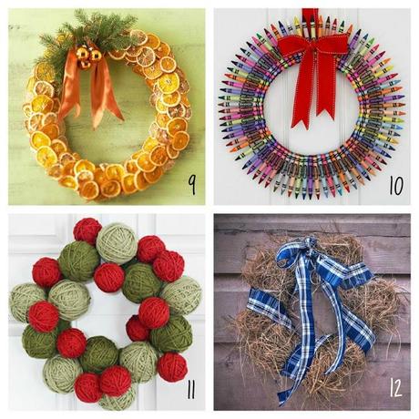 Inspirándome: coronas de navidad - Inspiration: Christmas Wreaths