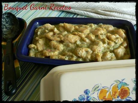 Ñoquis de calabaza con salsa de brócoli