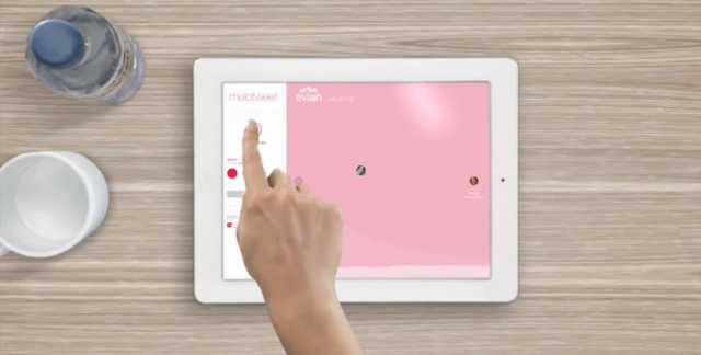 Melotweet de Evian: una aplicación que convierte Twitter en un musical