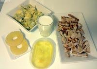 Tarta tártara de alcachofas y pavo 0%