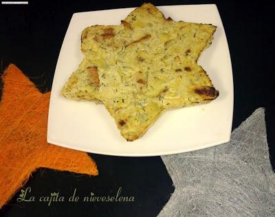 Tarta tártara de alcachofas y pavo 0%