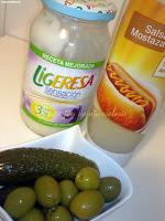 Tarta tártara de alcachofas y pavo 0%