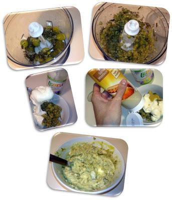 Tarta tártara de alcachofas y pavo 0%