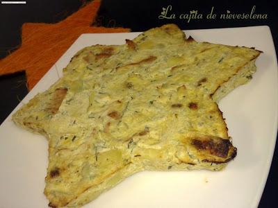 Tarta tártara de alcachofas y pavo 0%