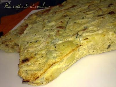 Tarta tártara de alcachofas y pavo 0%