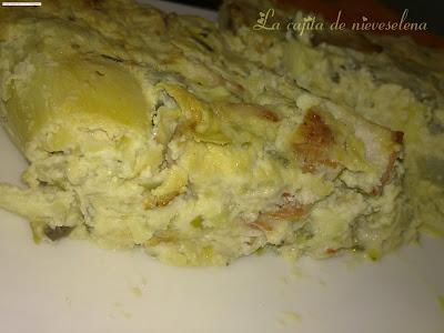 Tarta tártara de alcachofas y pavo 0%