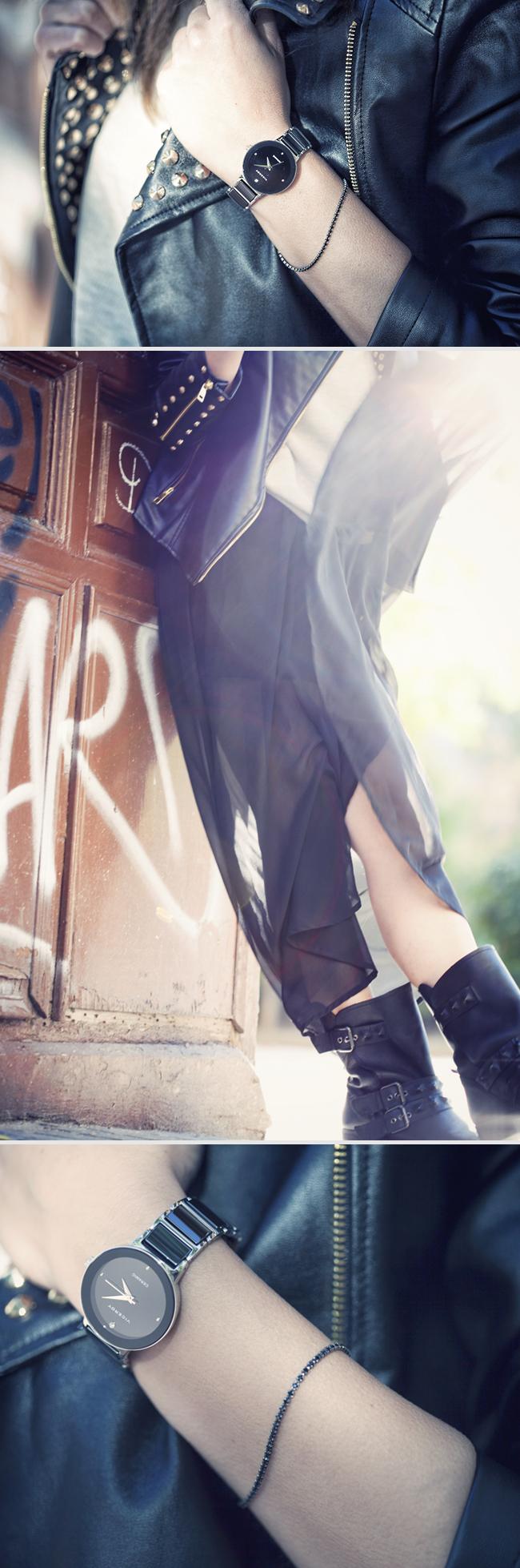 play with my asymmetric maxi skirt‏