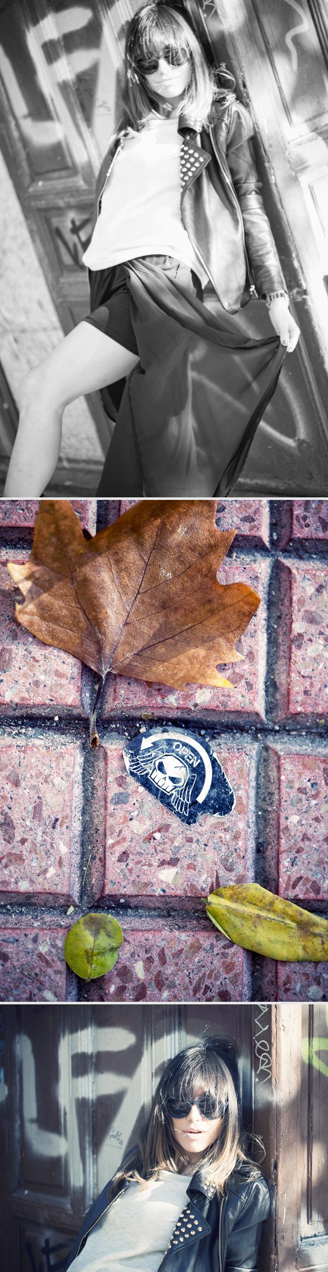 play with my asymmetric maxi skirt‏