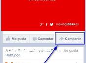 Finalmente Facebook lanza botón compartir para feed móvil