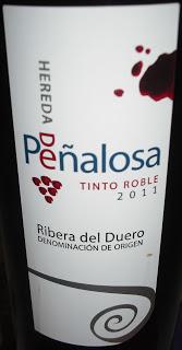 Heredad de Peñalosa Roble 2011, de Bodegas Pascual