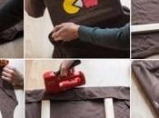 Decora hogar viejas camisetas convertidas cuadros