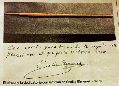 A la venta el pincel del Ecce Homo