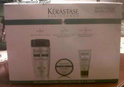 Los productos Kérastane recibidos hoy del sorteo ganado