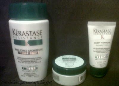 Los productos Kérastane recibidos hoy del sorteo ganado