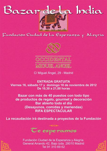 Moda, Solidaridad y Lifestyle. En el Bazar de La India.