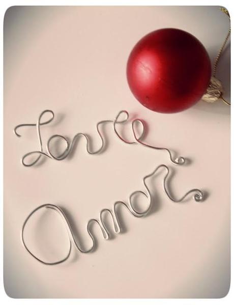 DIY Decoración – Palabras con alambre