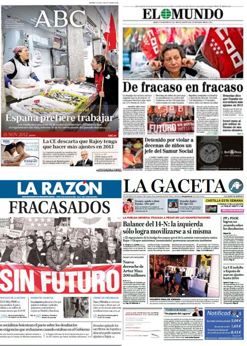 QUE DICEN LOS MEDIOS DE LA CAVERNA QUE AYER NO PASÓ NÁ