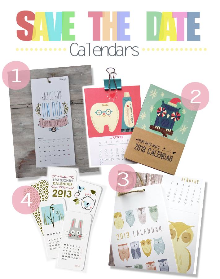 Calendarios 2013: Lo de menos es la fecha