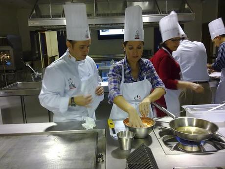 Lombarda Braseada y Taller de Navidad en la Escuela Internacional de Cocina de Valladolid