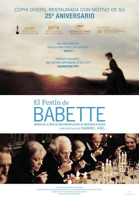 Estreno de El festín de Babette de Gabriel Axel