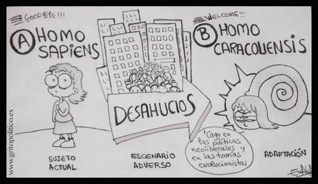 Teoría de la evolucion  - Homo Caracoliensis - Desahucios
