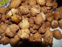 Bolitas de naranja sin azúcar con sirope de agave