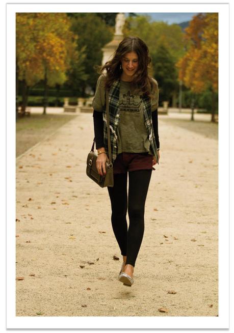 Con capas y a lo corto look_shorts-chaleco-balamoda