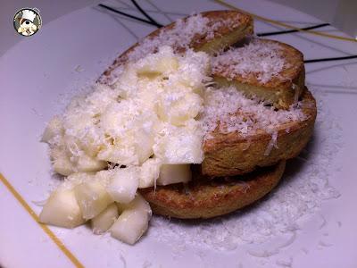 Recetas: Tortitas de patata con pera y parmesano